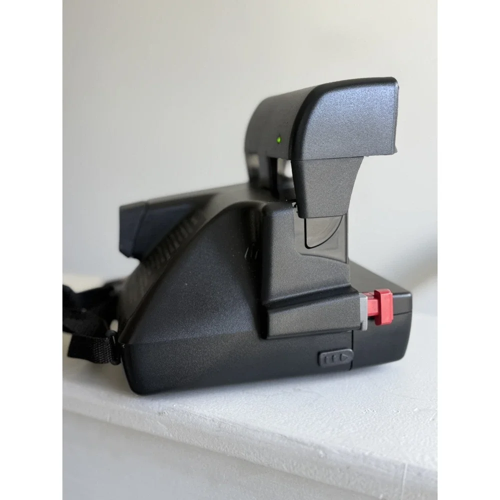 POLAROID 600 Business Edition 2 Film Camera w Strap - Tested and Working + Case
